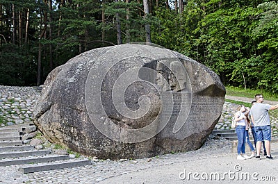 Puntukas Stone Editorial Stock Photo